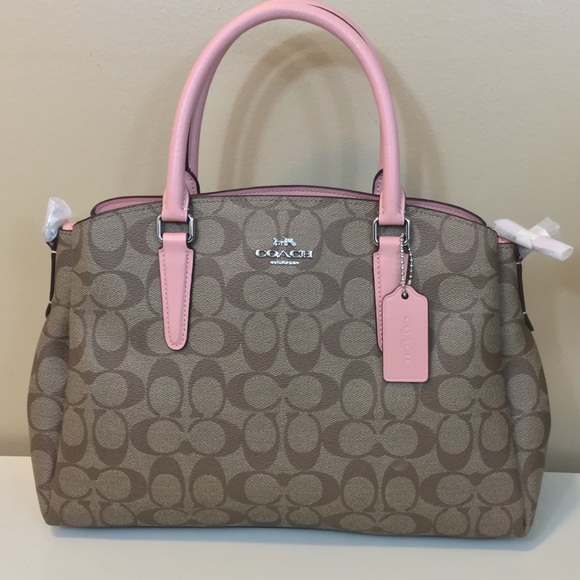 Coach Handbags - NWT🌸Pretty Petal & Khaki Coach Bag🌸